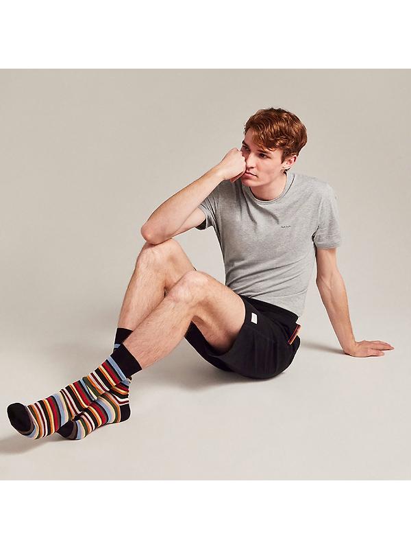 Paul Smith Men's Organic Cotton Logo 3 Pack Lounge T-Shirts - Mixed Image 4