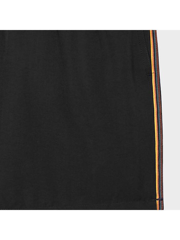 Paul Smith Men's Swim Shorts With 'Artist Stripe' Trim - Black Image 6