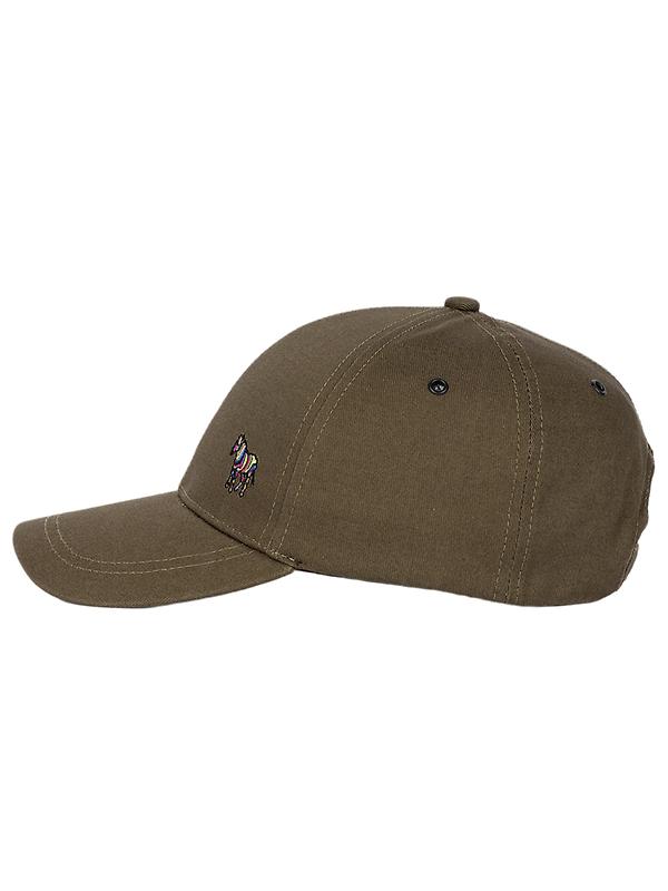 Product image of Paul Smith Men's Cotton Zebra Logo Baseball Cap - Khaki Green