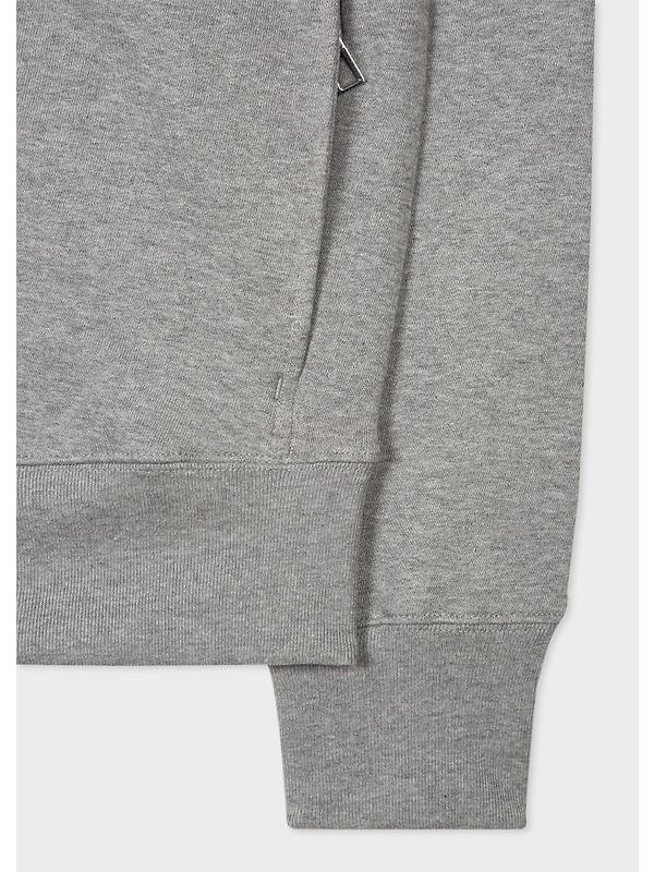 Paul Smith Men's Zebra Logo Cotton Bomber Jacket - Grey Melange Image 2