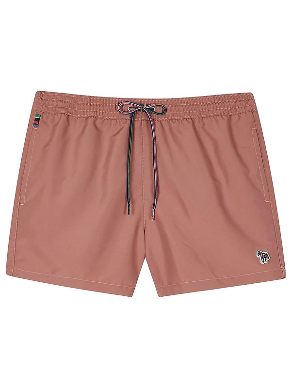 Paul Smith Men's Zebra Logo Swim Shorts - Mauve Product Image