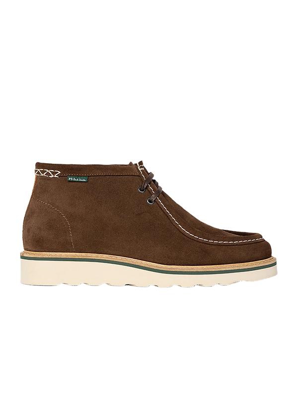 Paul Smith Men's Tobruk Suede Boots - Chocolate Brown Product Image