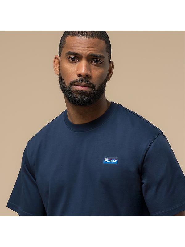 Penfield Men's Original Logo T-Shirt - Navy Blue Image 2