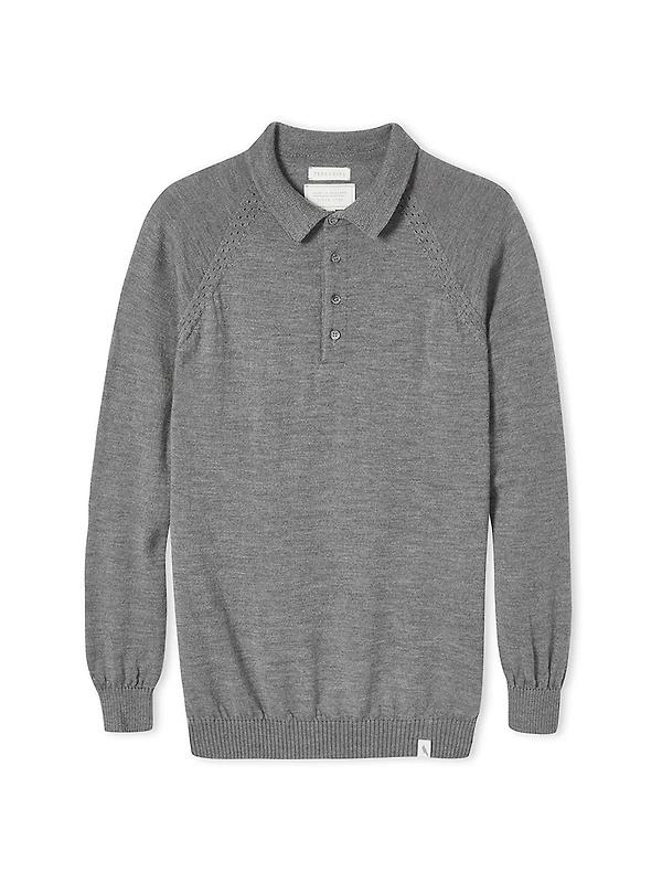 Peregrine Men's Beauford Made In England Polo Shirt - Nimbus Product Image
