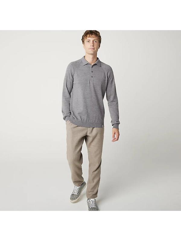 Peregrine Men's Beauford Made In England Polo Shirt - Nimbus Image 3