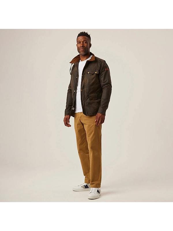 Peregrine Men’s Bexley Waxed Jacket – Brown Image 3
