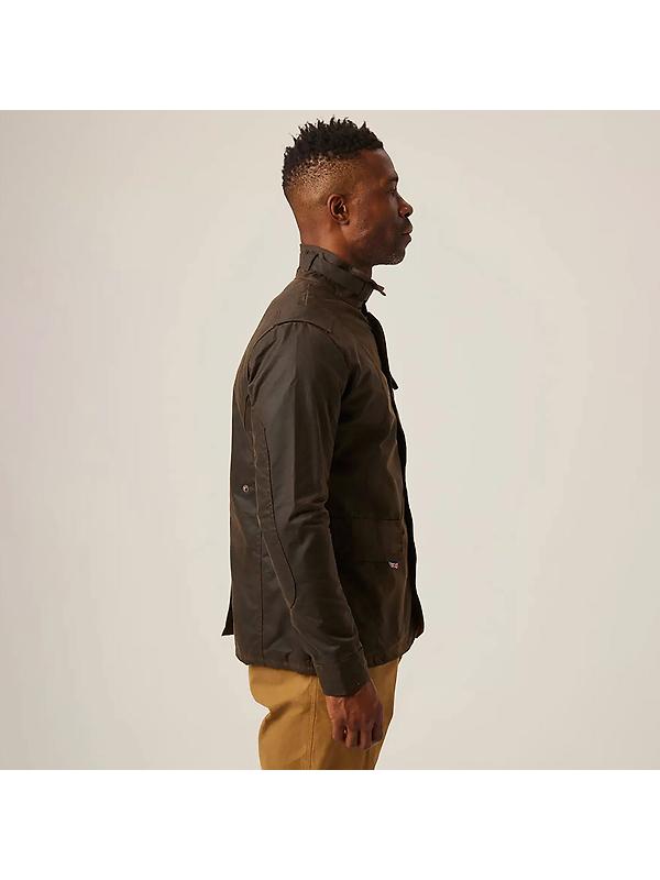 Peregrine Men’s Bexley Waxed Jacket – Brown Image 5