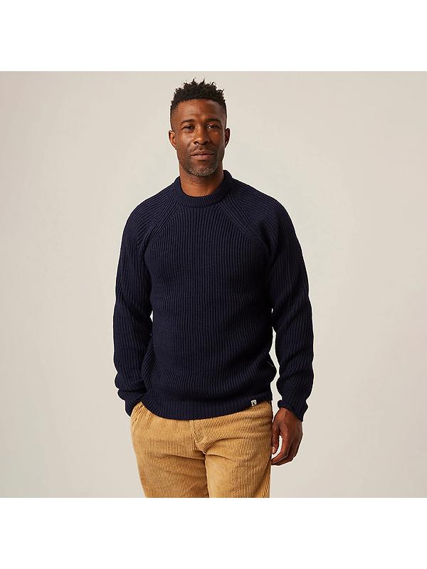 Peregrine Men's Ford Made In England Crew Jumper - Navy Image 2