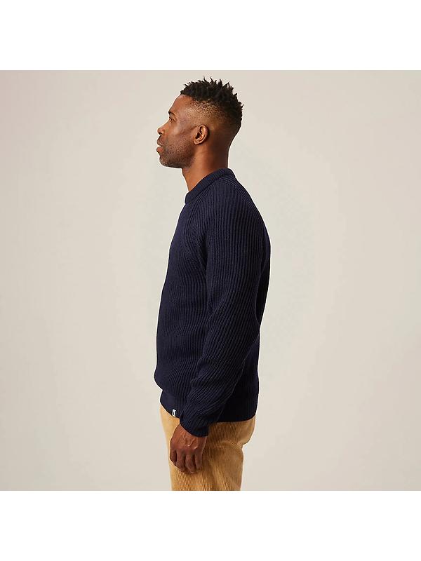 Peregrine Men's Ford Made In England Crew Jumper - Navy Image 4