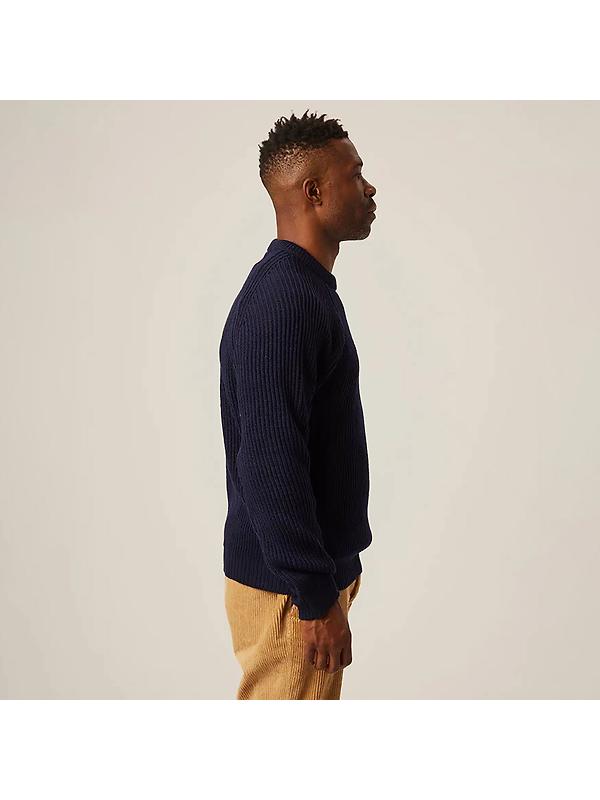 Peregrine Men's Ford Made In England Crew Jumper - Navy Image 5