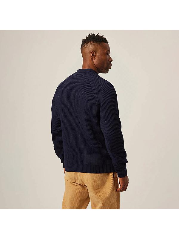 Peregrine Men's Ford Made In England Crew Jumper - Navy Image 6