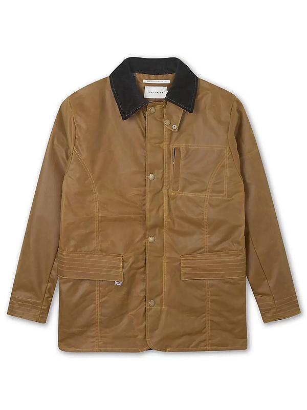 Peregrine Men's Wax Clifton Made In England Jacket - Mustard Product Image