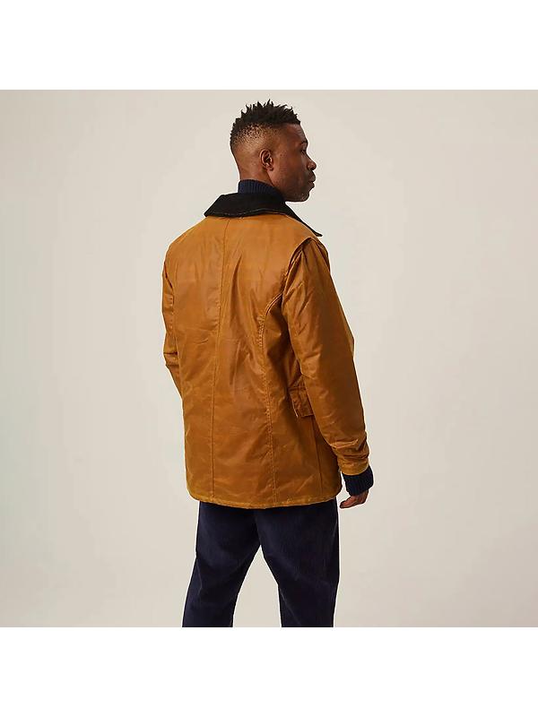 Peregrine Men's Wax Clifton Made In England Jacket - Mustard Image 6