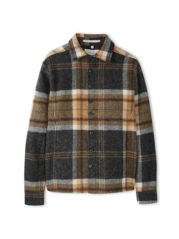 Peregrine Men's Wool Made In England Overshirt - Barney Product Image