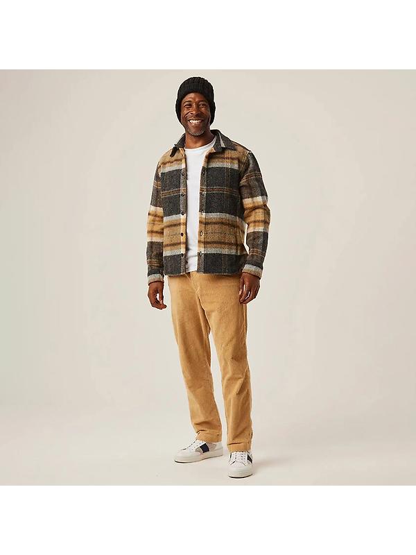Peregrine Men's Wool Made In England Overshirt - Barney Image 3