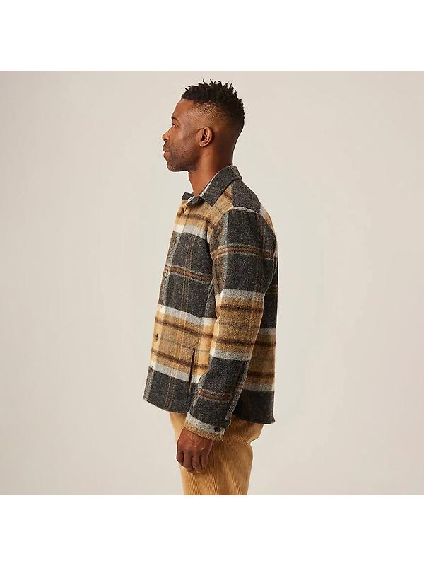 Peregrine Men's Wool Made In England Overshirt - Barney Image 4