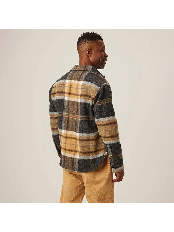 Peregrine Men's Wool Made In England Overshirt - Barney Image 6