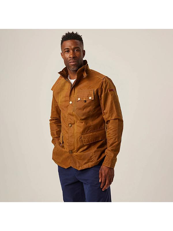 Peregrine Men's Bexley Waxed Jacket – Mustard Image 2