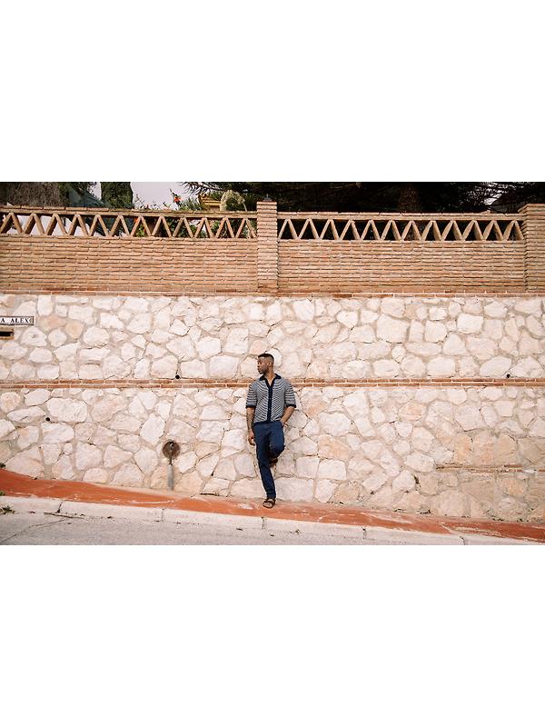 Peregrine Men's Island Crochet Shirt - Navy Image 10