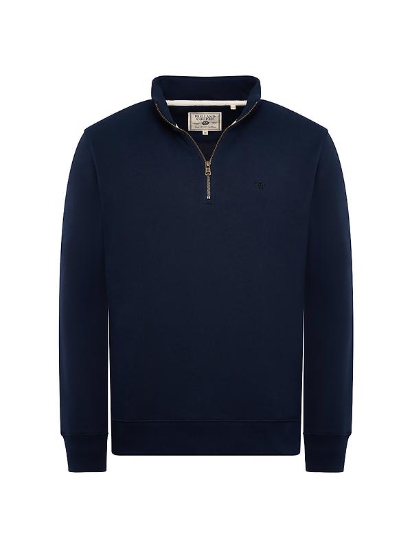 Holland Cooper Men's Quarter Zip Sweat - Ink Navy Product Image