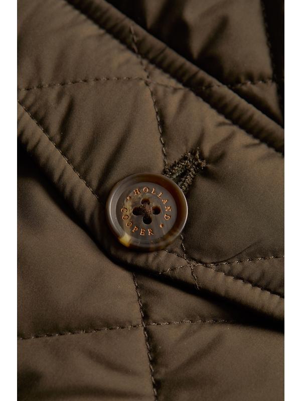 Holland Cooper Women's Quilted Coach Jacket - Heritage Khaki Image 7