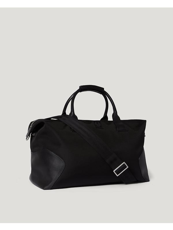 Belstaff Ballistic Nylon Ronson Weekender Bag - Black Image 4
