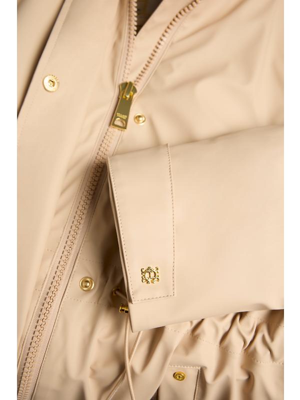 Holland Cooper Women's Chartwell Rain Parka - Sand Image 9