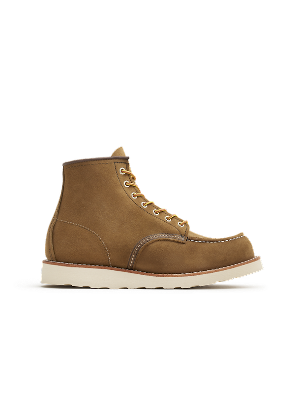 Red Wing Classic Moc Toe 6" Boot Mohave Leather - Olive - Style 8881 Product Image