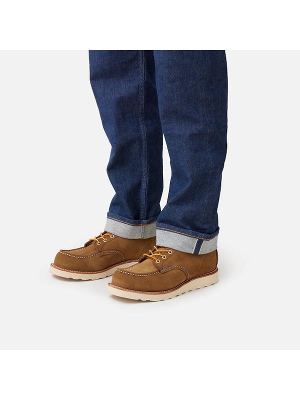 Red Wing Classic Moc Toe 6" Boot Mohave Leather - Olive - Style 8881 Image 7