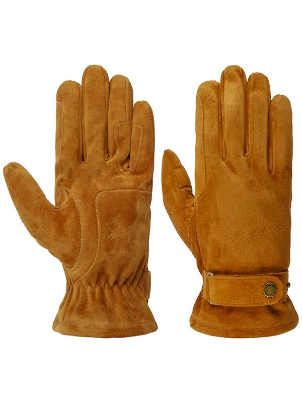 Stetson Revetal Cowskin Leather Gloves- Cognac Image 1