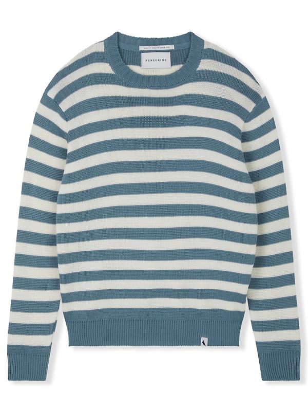 Peregrine Men's Richmond Sweater - Lovat/White Product Image