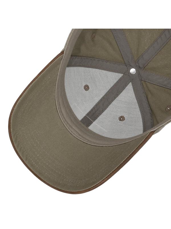 Stetson Cotton Rustic Baseball Cap with UV Protection - Olive Image 3