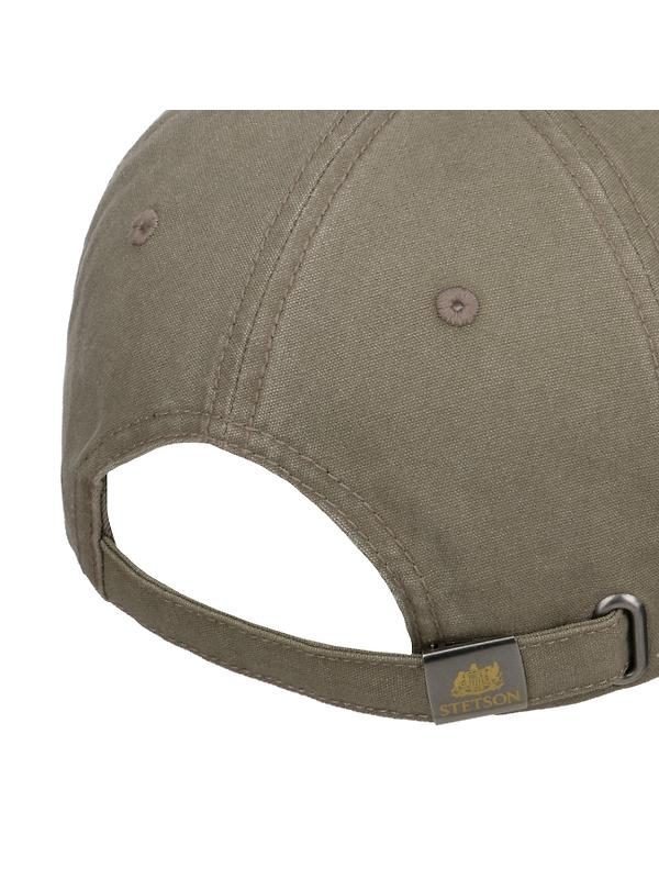 Stetson Cotton Rustic Baseball Cap with UV Protection - Olive Image 4
