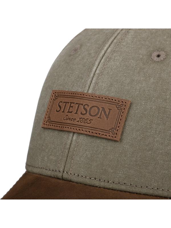 Stetson Cotton Rustic Baseball Cap with UV Protection - Olive Image 5