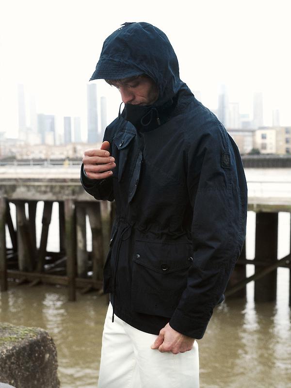 Belstaff Men's Military Poplin Deck Smock Jacket - Dark Ink Image 2