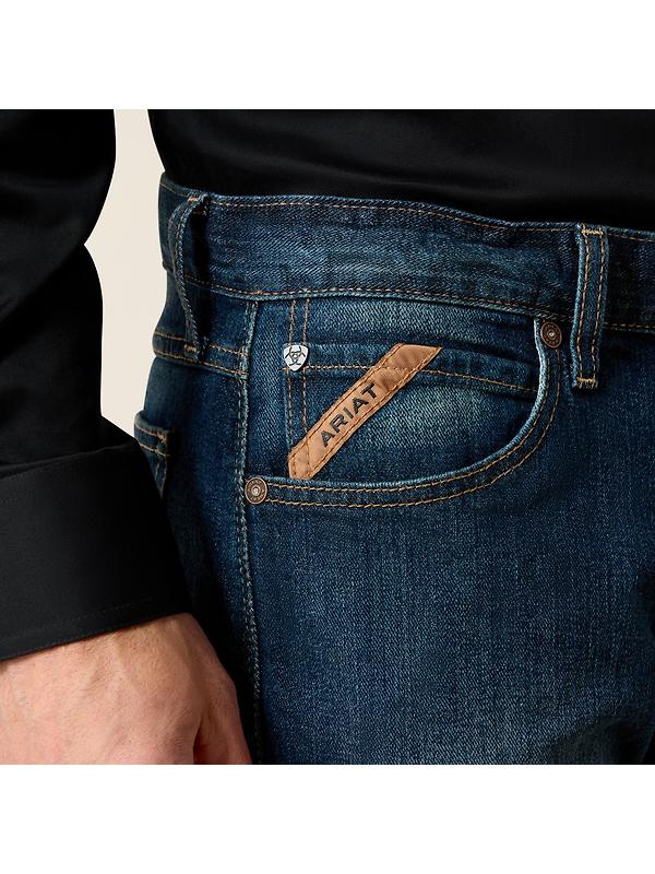 Ariat Men's M7 Rocker Stretch Legacy Straight Leg Jeans - Fremont Image 4