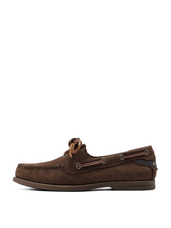 Ariat Women's Antigua Boat Shoes - Chocolate Brown Image 5