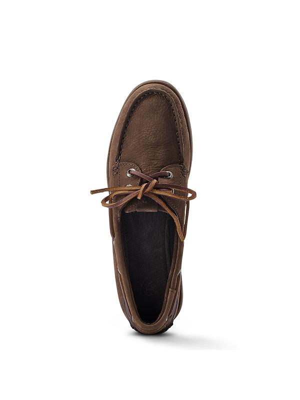 Ariat Women's Antigua Boat Shoes - Chocolate Brown Image 7