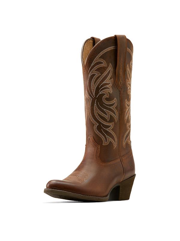 Ariat Women's Heritage J Toe Western Boots - Sassy Brown Image 2