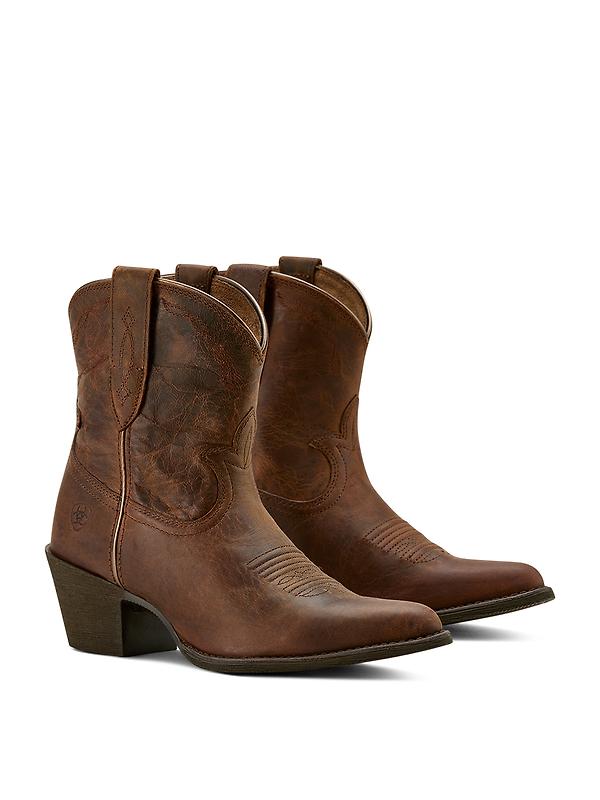 Ariat Women's Maggie J Toe Western Boots - Sassy Brown Image 4