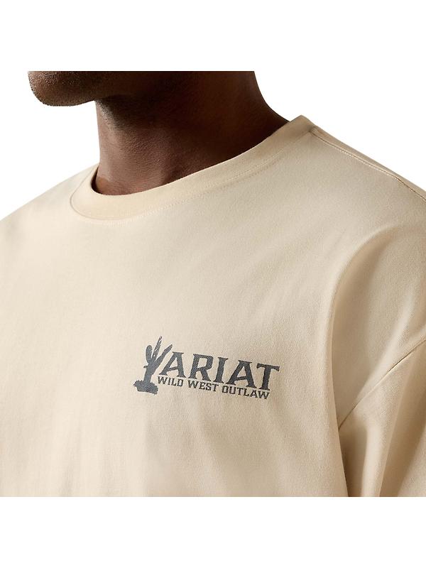 Ariat Men's The Wicked Boxy T-Shirt - Sandshell Image 5