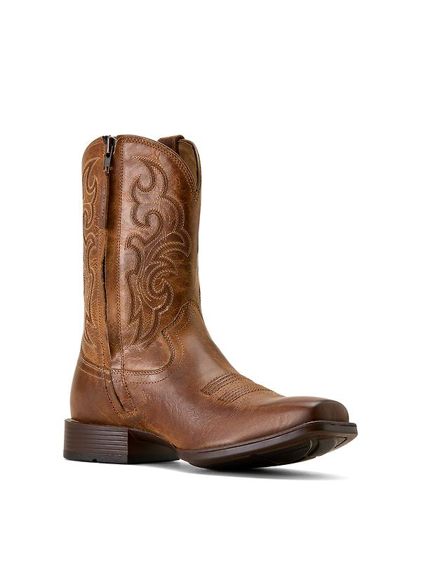 Ariat Men's Bodie Square Toe Western Boots - Honey Tan Image 5