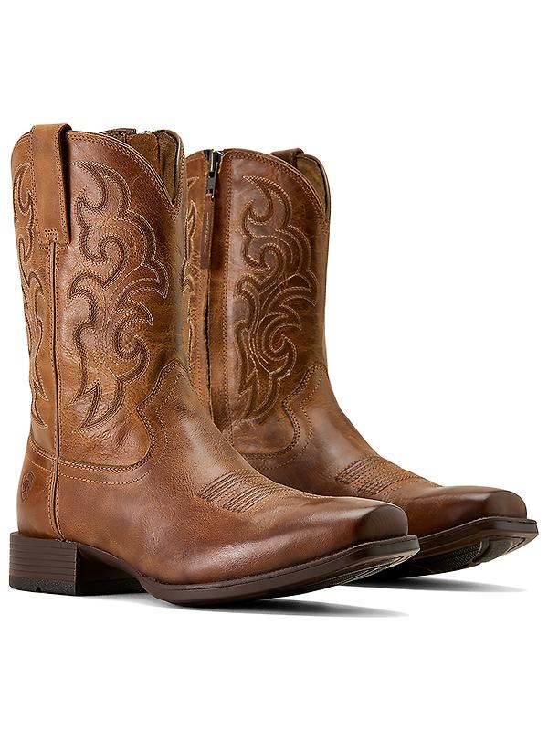 Ariat Men's Bodie Square Toe Western Boots - Honey Tan Image 1