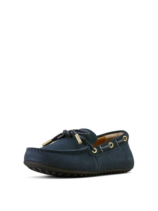 Ariat Women's Margot Driving Moc - Navy Suede Image 3