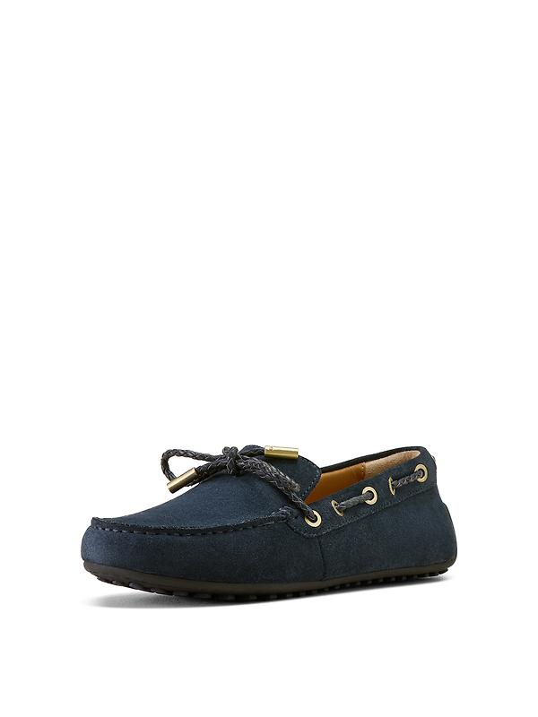 Ariat Women's Margot Driving Moc - Navy Suede Image 2