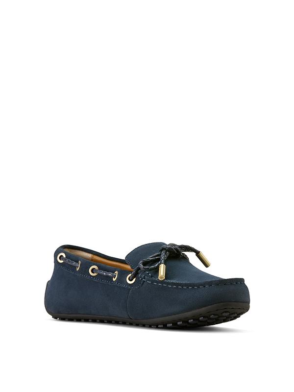 Ariat Women's Margot Driving Moc - Navy Suede Image 5