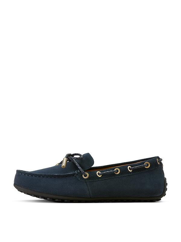 Ariat Women's Margot Driving Moc - Navy Suede Image 6