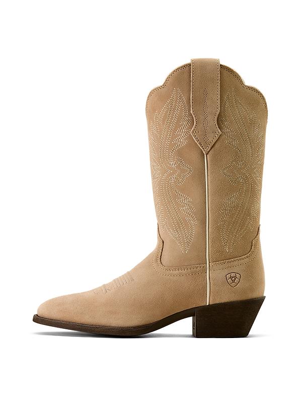 Ariat Women's Heritage StretchFit R Toe Western Boots - Truly Taupe Image 7