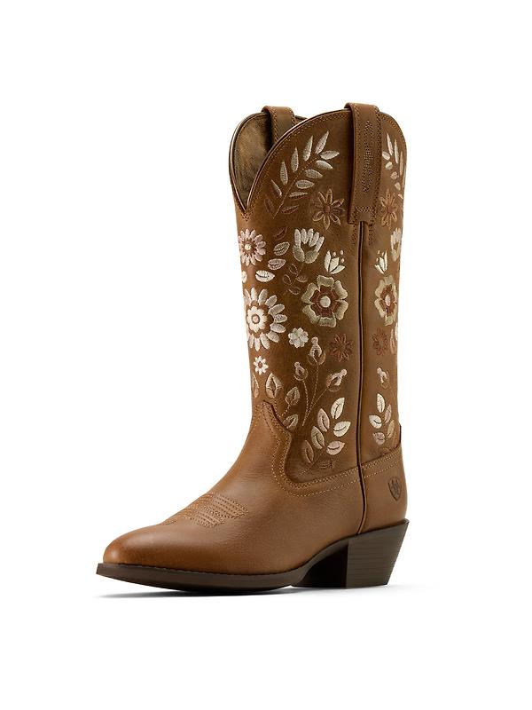 Ariat Women's Heritage Meadow R Toe Western Boots - Toasty Tan Image 3