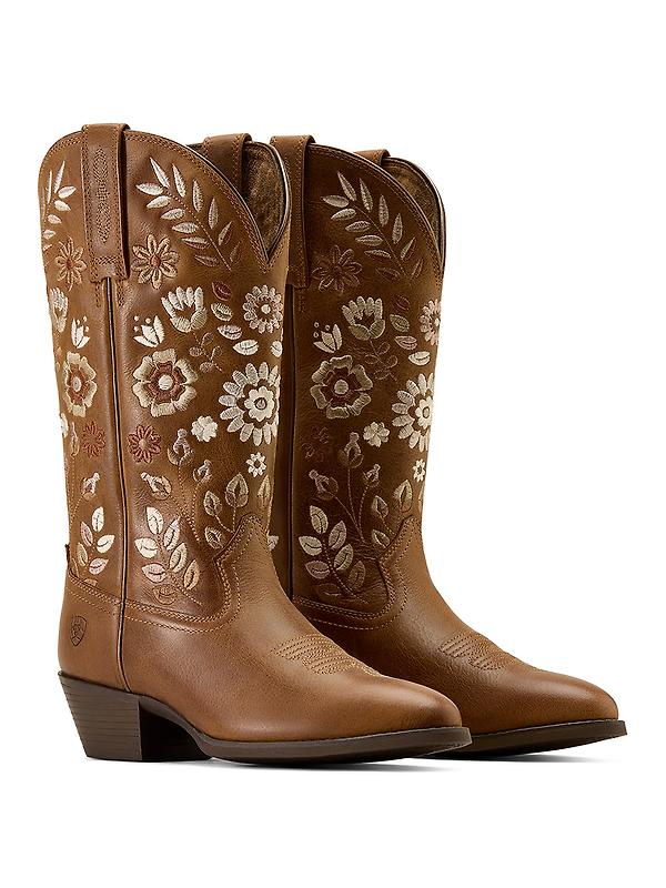 Ariat Women's Heritage Meadow R Toe Western Boots - Toasty Tan Image 1